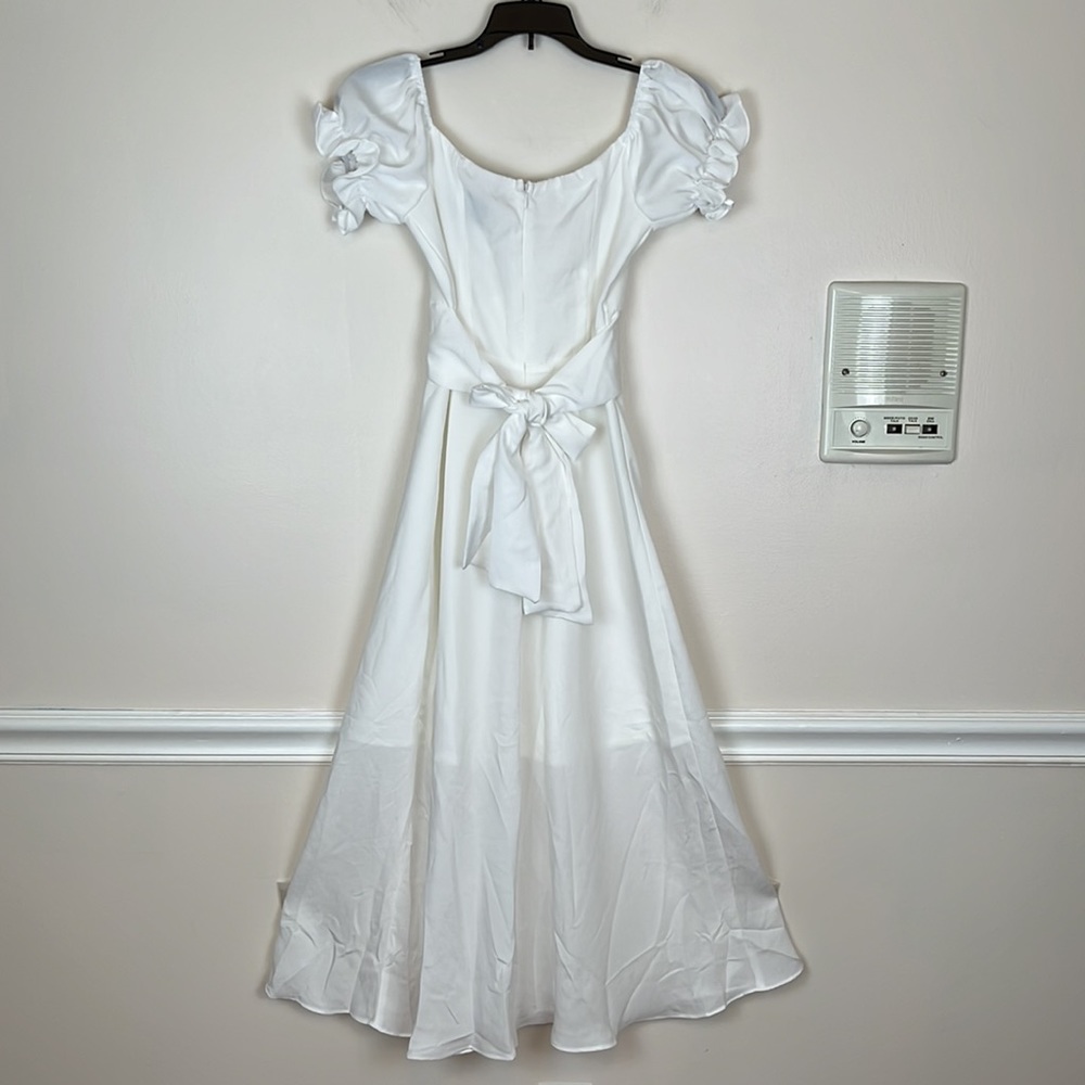 Hello Molly White Midi Slip Dress, Size XS, Bridal or Wedding events - Picture 6 of 14